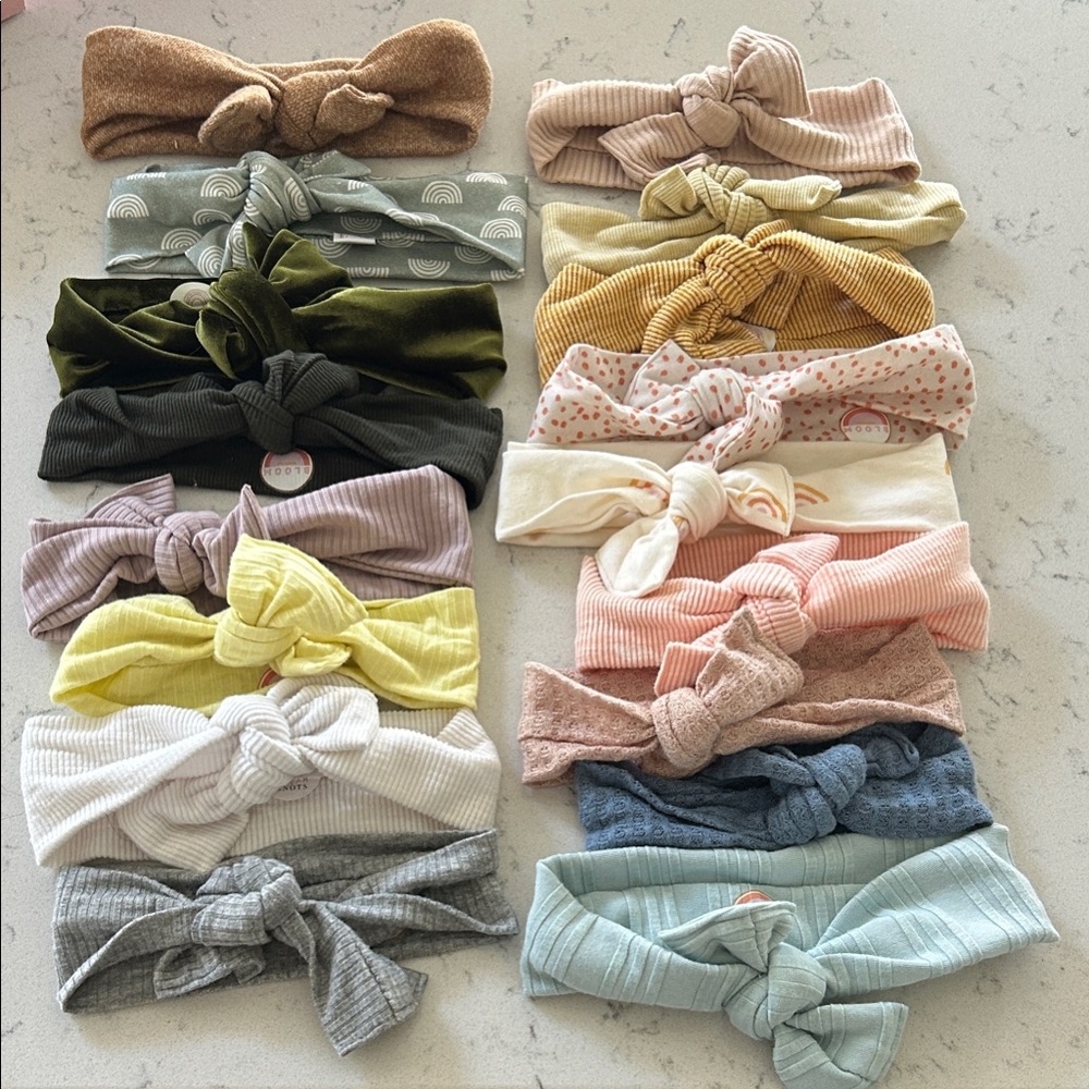 Assorted Color BLOOM Headwrap Headbands Set